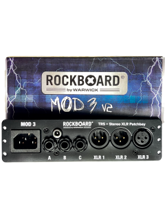 Modulo P/ Pedais RockBoard - MOD 2 V2 - Tudo-em-Um TRS, MIDI & USB Patchbay - RBO B MOD2 V2